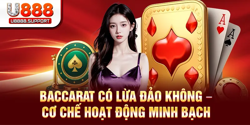 Baccarat có lừa đảo không – Cơ chế hoạt động minh bạch