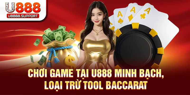 Chơi game tại U888 minh bạch, loại trừ tool Baccarat